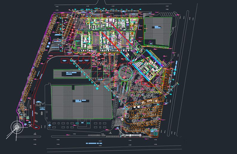 دانلود فایل اتوکد معماری بیمارستان بزرگ DWG | Big Hospital Architecture DWG Project برای AutoCAD